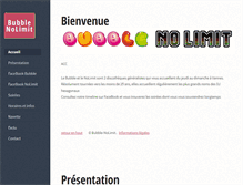 Tablet Screenshot of bubble-discotheque.fr